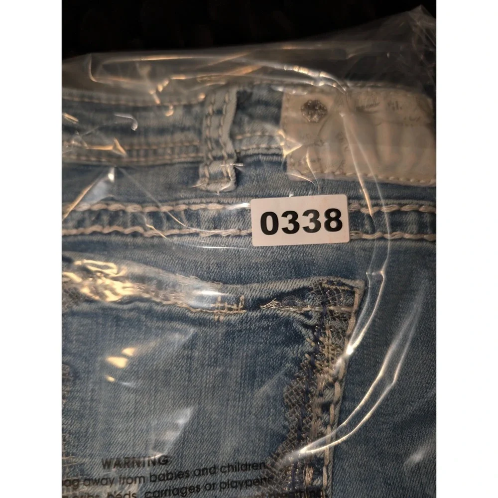 Silver Jeans Co. Suki Mid-Rise Bootcut Light Wash Blue Jeans Size W34 L32